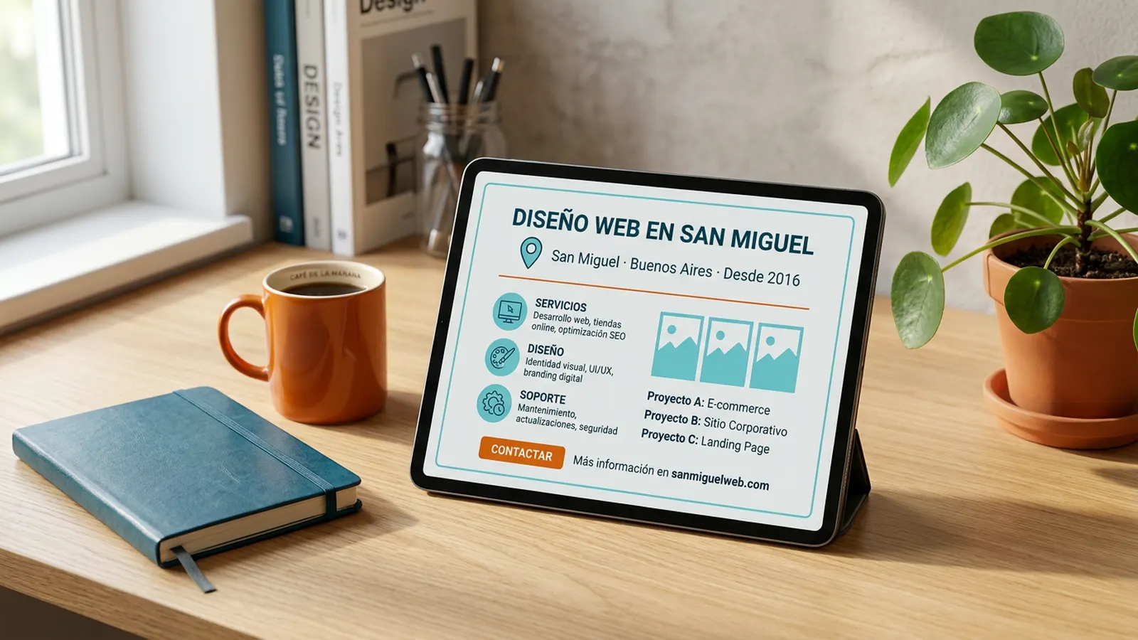 Servicios de diseño web en San Miguel, Buenos Aires, desde 2016